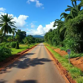 pavimentação da Estrada do Zoológico