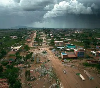 Danos em municípios do RS