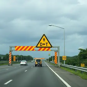 restrição de pista BR-116/RS