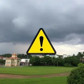 INMET alerta amarelo tempestade granizo Porto Alegre