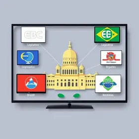 canais de TV da EBC e da Rede Legislativa