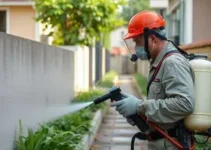 aplicação de inseticida no bairro jardim