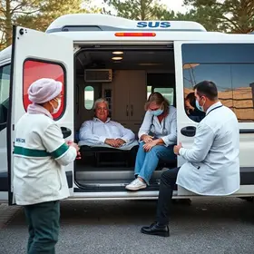 transporte de pacientes do SUS