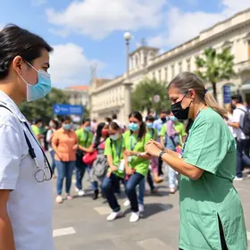vacinação na Praça General Freitas