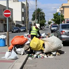 limpeza de lixo irregular
